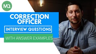 Correction Officer Interview Questions with Answer Examples [upl. by Isla]