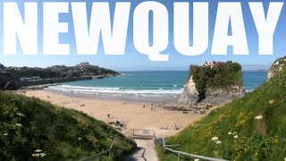 Newquay  Cornwall  Walking Tour  May 2020  Part 1 [upl. by Zetram945]