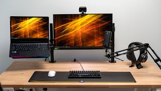 Ultimate Laptop Gaming amp Streaming Desk Setup Tour [upl. by Atlee303]