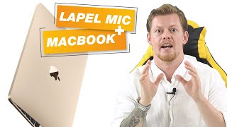 How to connect lapel mic to laptopmac Microphone for laptopmac guide [upl. by Nylehtak]