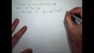 Nonhomogeneous 2ndorder differential equations [upl. by Ettevey]