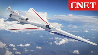 Exclusive look at NASAs lowboom supersonic plane [upl. by Salter312]