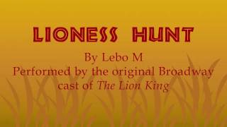 The Lion King  Lioness Hunt LYRICS amp TRANSLATIONS [upl. by Petite687]