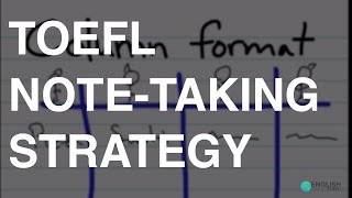 TOEFL notetaking strategy [upl. by Sternick]