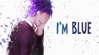 Nightcore  BLUE da ba dee  Lyrics [upl. by Atteyram]