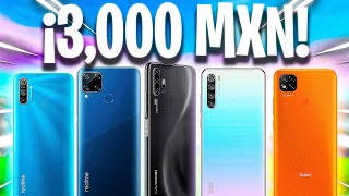 TOP 5 CELULARES ECONOMICOS DE 3000 PESOS MEXICO 2021 tiendas en linea Coopel en linea [upl. by Maren]