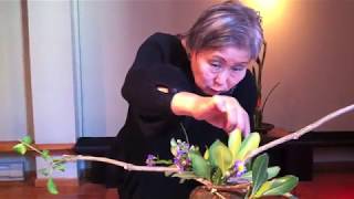 IKEBANA ART FLORAL JAPONAIS [upl. by Fanni]