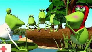 Five Little Froggies  Frogs Songs  Nursery Rhymes  Kids Songs [upl. by Wailoo559]