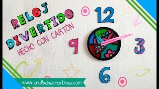 Reloj Fácil y Divertido ⏰ Chuladas Creativas Clock DIY Romero Brito [upl. by Winou19]