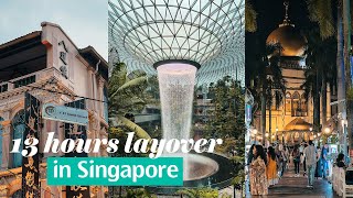 13 HOURS LAYOVER IN SINGAPORE  WHAT TO DO [upl. by Ydoc]