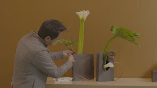 Sogetsu School of Ikebana at the Asian Art Museum [upl. by Avirt377]