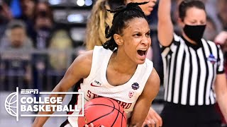 Stanford edges South Carolina at buzzer in 2021 Final Four HIGHLIGHTS  ESPN College Basketball [upl. by Aracal663]