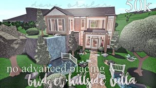 Bloxburg Budget Hillside Home 50k No Advanced Placing [upl. by Ardnuahs]