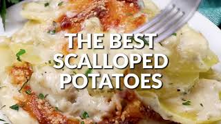 How to make THE BEST SCALLOPED POTATOES [upl. by Leraj]