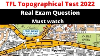 TFL topographical test 2022 Real exam question August 2022TFL Route planing questions [upl. by Mcclees]