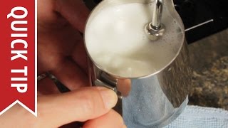 How to AutoFroth Milk for Lattes [upl. by Peterman]