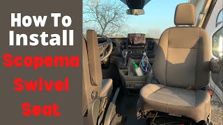 How to install Scopema Swivel Seat DIY Ford Transit [upl. by Ateloj796]