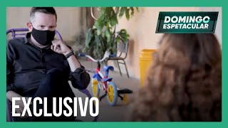 Roberto Cabrini entrevista a esposa de Lázaro Barbosa [upl. by Noryahs]