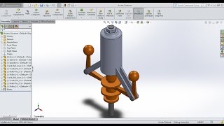 Solidworks Tutorial Hartnel Governor Modelling Part7 Assembly of Hartnell Governor [upl. by Anemix]