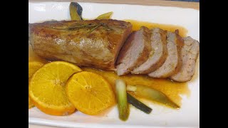 Filet mignon de porc recette simple et rapide  Pork Tenderloin Recipe [upl. by Ahseret143]