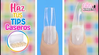 HAZ TUS TIPS para UÑAS CASEROS  Fácil y Barato [upl. by Laidlaw]