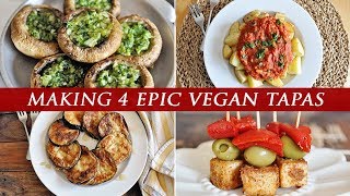 4 Spanish VEGAN Tapas YOU HAVE TO TRY [upl. by Assillam]