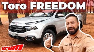 AVALIAÇÃO FIAT TORO FREEDOM 18 2019 VALE A PENA INVESTIR NA PICAPE FLEX  Vrum Brasília [upl. by Ahsiliw663]