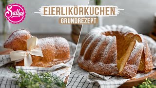 Eierlikörkuchen und Osterlamm Grundrezept  Basics  Sallys Welt [upl. by Kcirtemed]