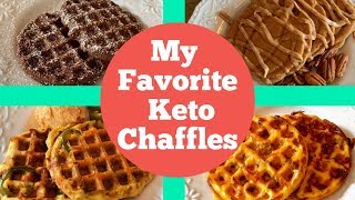 Keto Chaffles  My 4 Favorite Ways to Make a Chaffle [upl. by Lebasiram435]