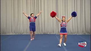 20232024 NCA Tryout Gameday Cheer Front View [upl. by Montana]