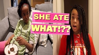 SHE ATE WHAT  KIDS SKIT [upl. by Moretta787]