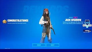 Fortnite Jack Sparrow Skin [upl. by Hourihan49]