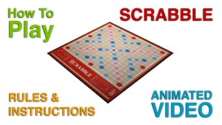 SCRABBLE Rules  How To Play Scrabble  Rules of Scrabble EXPLAINED [upl. by Gaskill596]