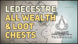 All Ledecestre Wealth amp Loot Chests Assassins Creed Valhalla [upl. by Onairam]