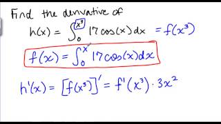 Taking Derivatives of Integrals [upl. by Ailahtan603]