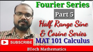 Half Range Fourier Sine Series  Half Range Fourier Cosine Series [upl. by Ayr]