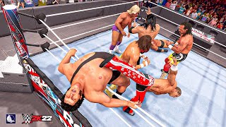 WWE 2K22 30 quotLegendsquot Royal Rumble Match [upl. by Karry]