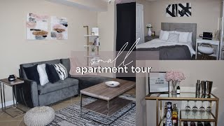 My Small Apartment Tour😭  AFFORDABLE Minimal  Modern Decor [upl. by Lirba]