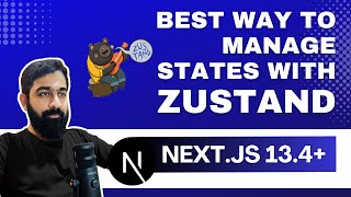 State Management using Zustand In Nextjs 134 and React [upl. by Carnay]