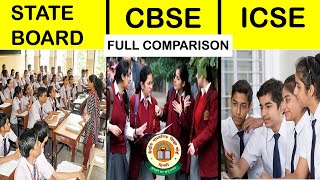 State Board vs CBSE vs ICSE Full Comparison UNBIASED in Hindi 2021  CBSE vs ICSE vs State Board [upl. by Nylkcaj]