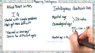 First IQ tests  Intro to Psychology [upl. by Yuzik]