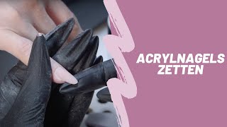 Acrylnagels zetten [upl. by Penman483]