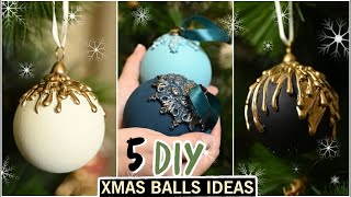 DIY CHRISTMAS BAUBLES EASY AND CHIC [upl. by Nadab]