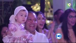 Abel Martinez celebro el primer año de su hija  Con Los Famosos Por Color Visión Canal 9 [upl. by Eninej]