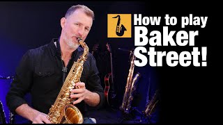 Saxophone Lesson  Baker Street  How to play on Saxophone 2020 [upl. by Anot]