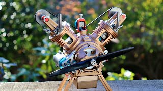 VTwin Model Engine Build  All Metal Mini Engine [upl. by Libre]