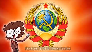 Soviet Anthem sung in English by a Spanish dude 1944 Translation [upl. by Denny]