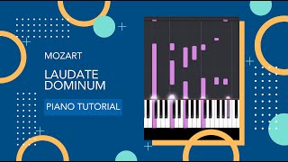 Laudate Dominum Synthesia piano tutorial [upl. by Dnomaid573]