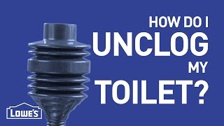 How Do I Unclog My Toilet  DIY Basics [upl. by Eillam]