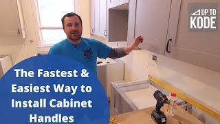 The Fastest amp Easiest Way to Install Cabinet Handles [upl. by Steffie]